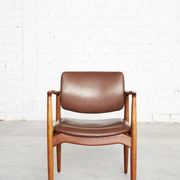 Vintage Captain's Chair in Teak by Erik Buch for Ørum Møbler