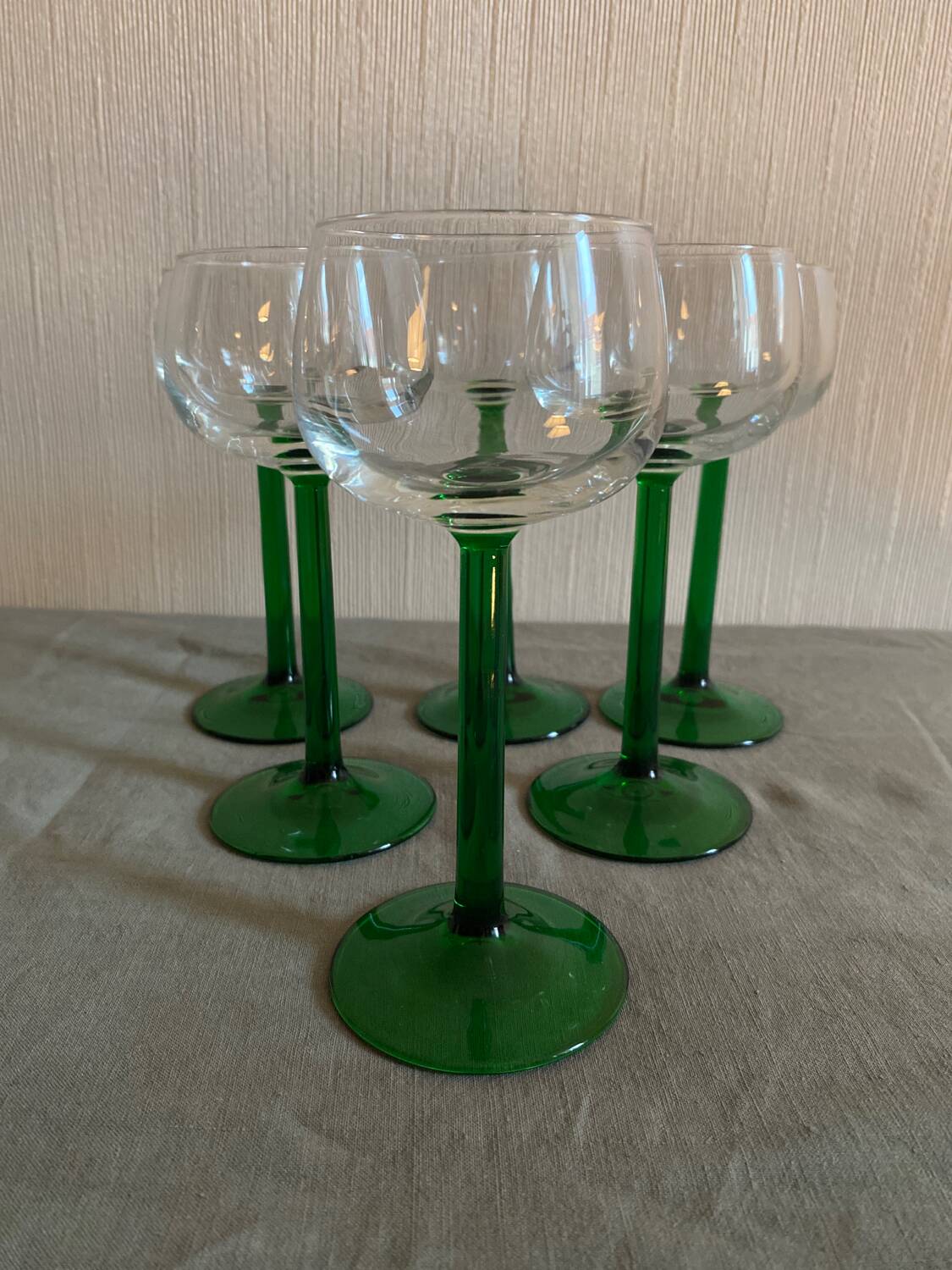 6 Alsace wine glasses