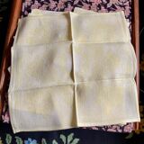 Set of 12 damask napkins