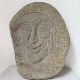 Stone sculpture 1950 face