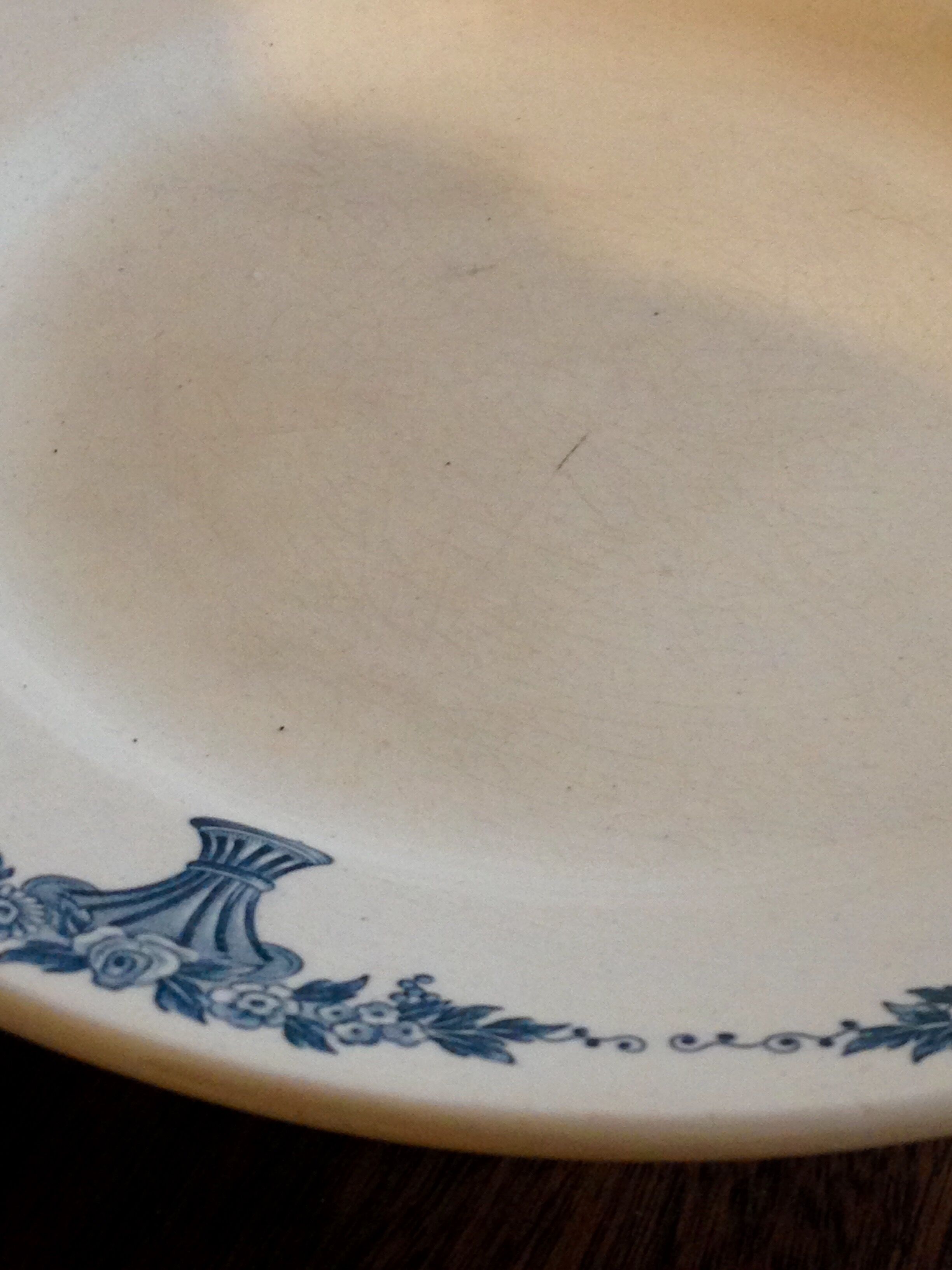 Plate pedestal Longchamp circa 1930