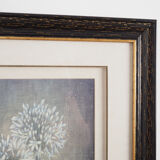 Painting „The White Flower”, Scandinavian design, 1970s