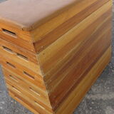 Plinth of gymnastics