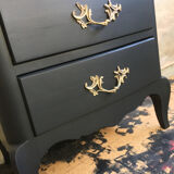 Vintage chiffonnier with black makeover