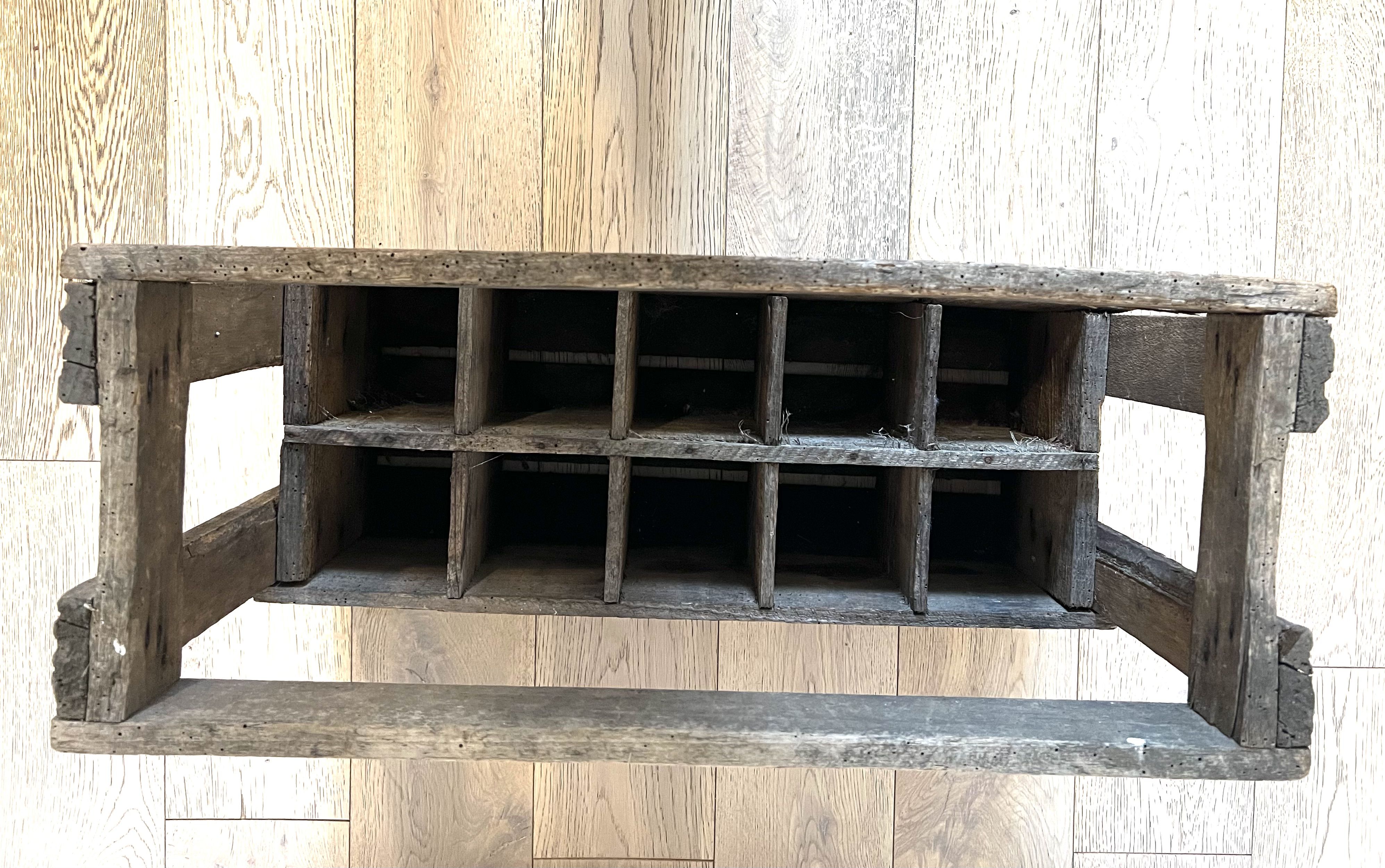 Vintage wooden wine case locker old bottle with HD monogram