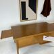 Bureau en chêne bi face années 50