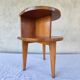 Paire de tables de chevet tripode 1950