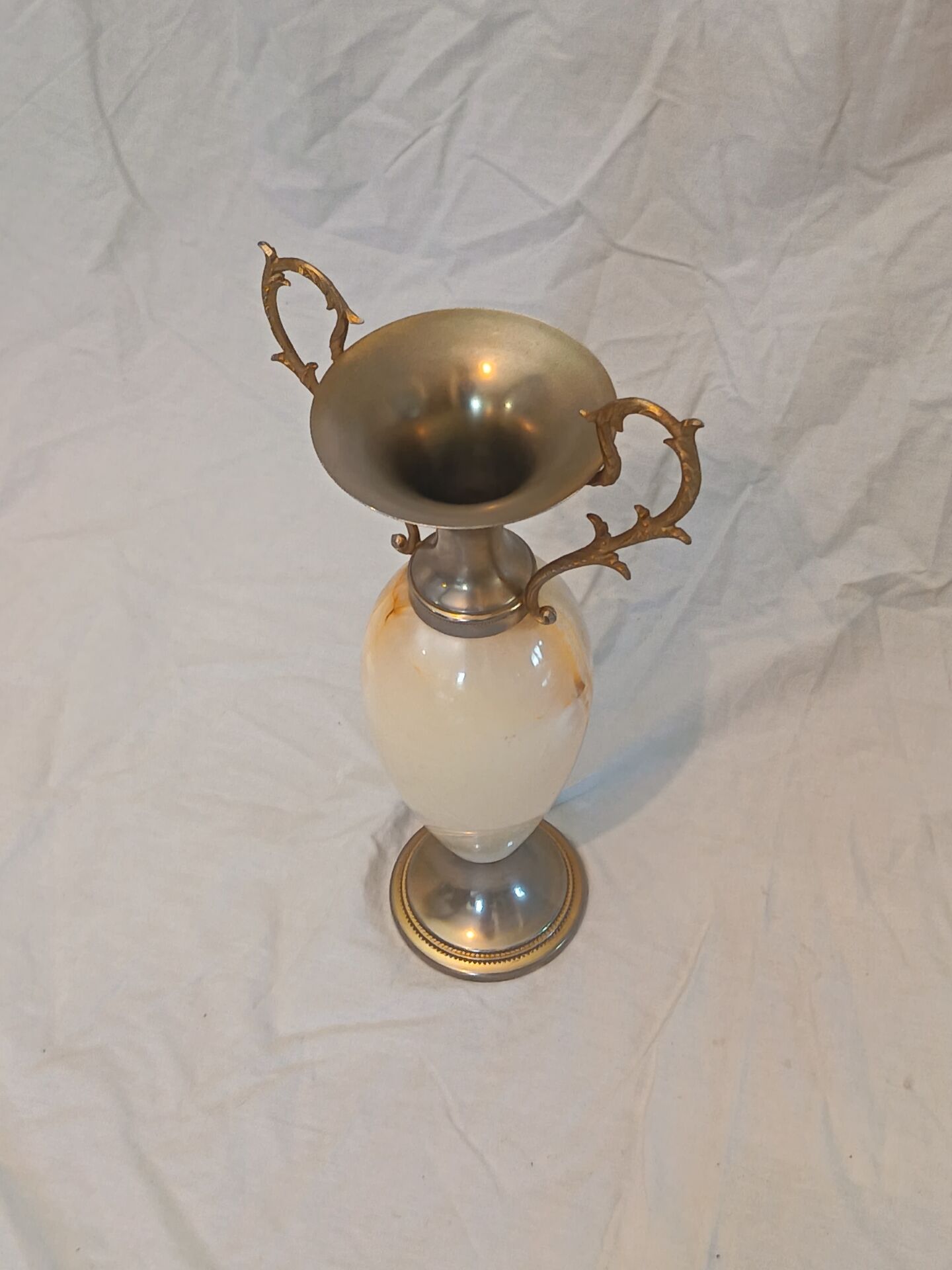 Vase en onyx Vintage.