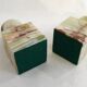 Pair of sculptural mid-century bookends in Onyx, Italy.
