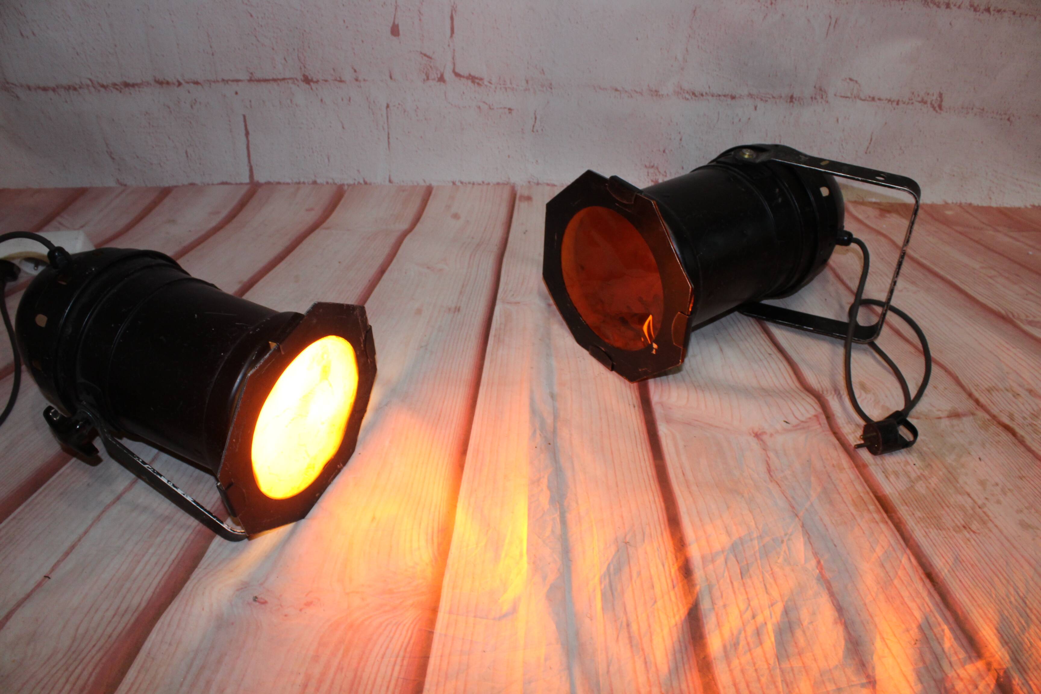 Old projectors, cinema lamps,