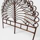Large "Peacock" rattan headboard – Peacock model – France, 1970s