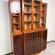 Cubist library with marquetry, around 1930