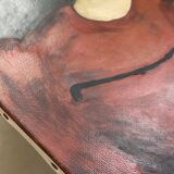 Painting, portrait from behind