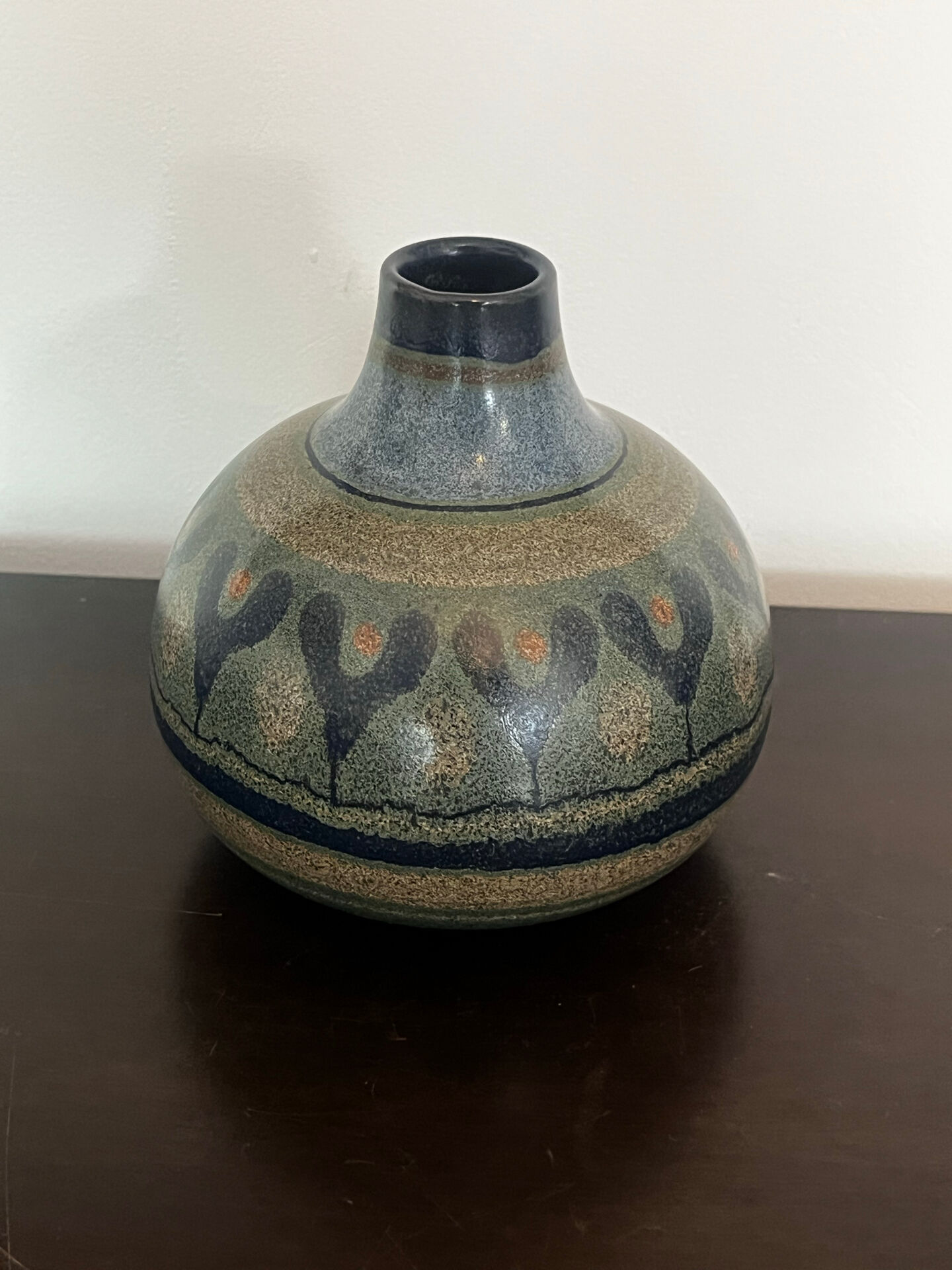 Vase céramique West-Germany 1960 maison KMK Mora