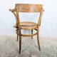 Fauteuil de bureau en bois courbé