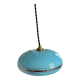 Blue opaline bowl with silver trim