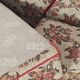 Folding sofa bed Canapé banquette Interier Praha 1960 floral pattern fabric