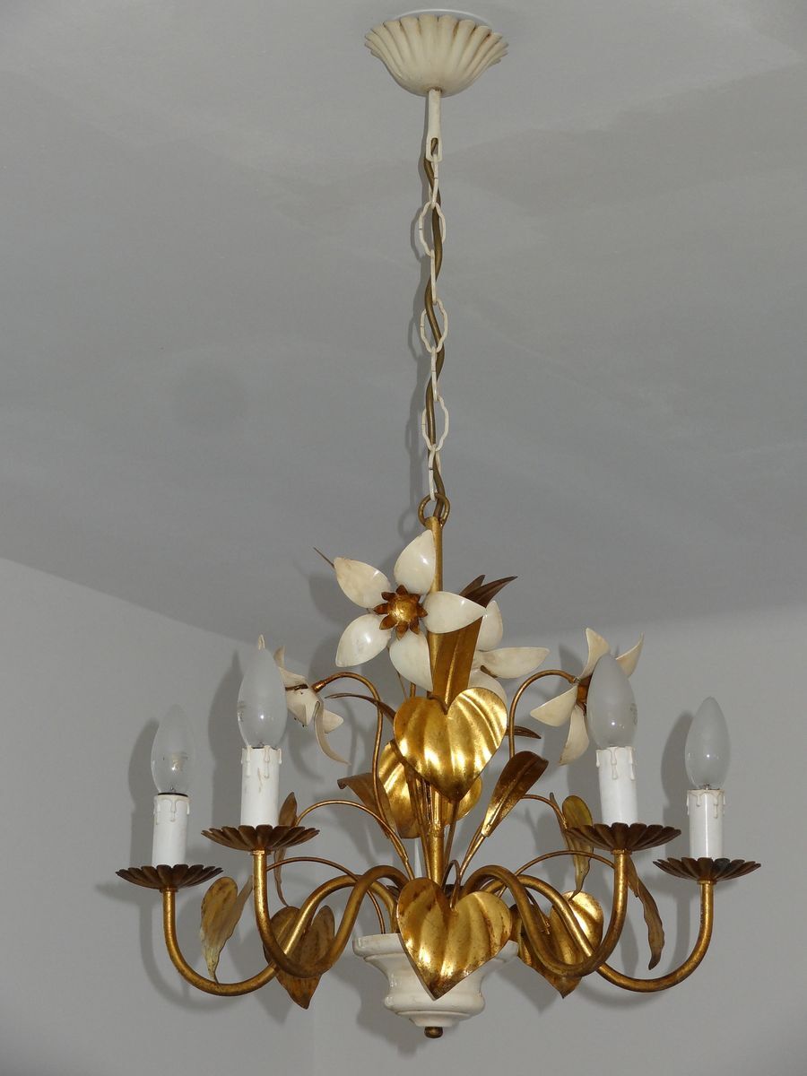 Lustre metal dore and 70's