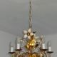 Lustre metal dore and 70's
