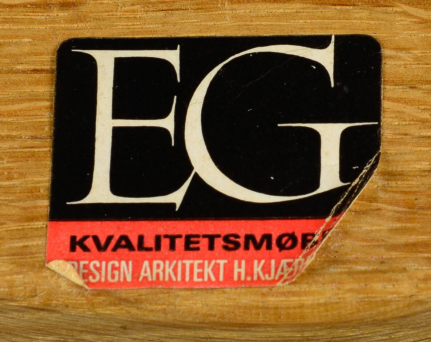 1970s, Danish design by Henning Kjærnulf for EG Kvalitetsmøbel, set of 4 dining chairs, original.