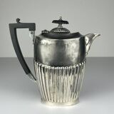 Antique silver-plated coffee pot from Sheffield, 1890s.