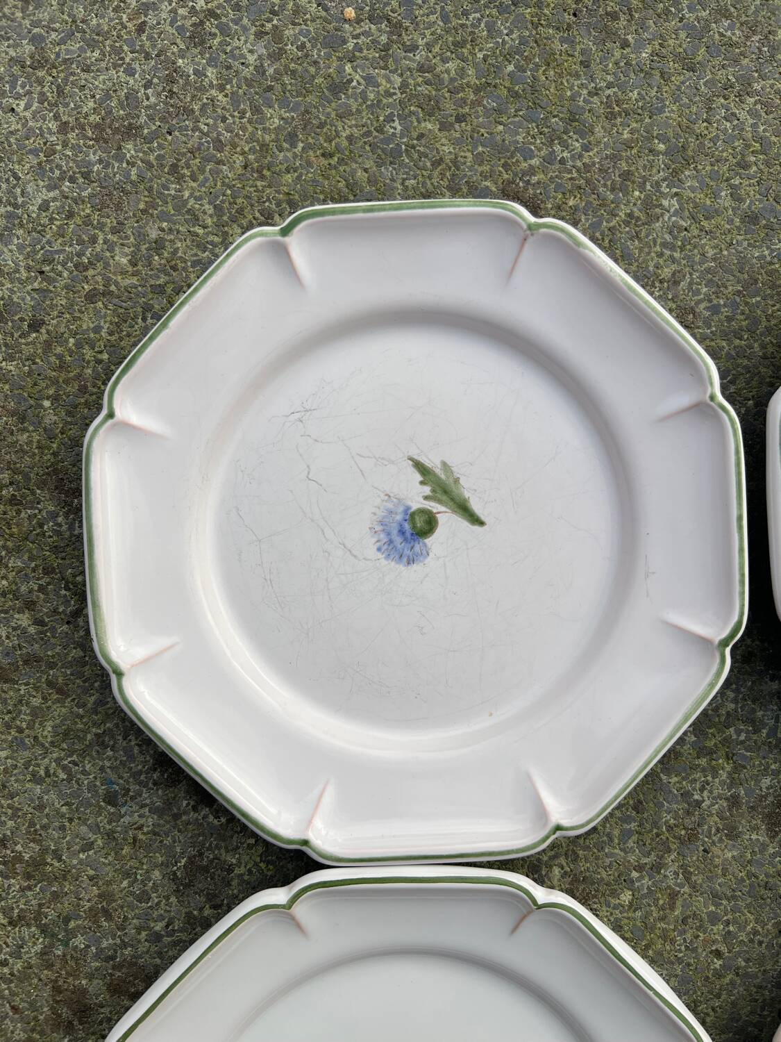 Gien 6 dessert plates