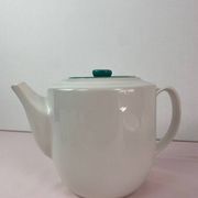 Service blanc et vert vintage
