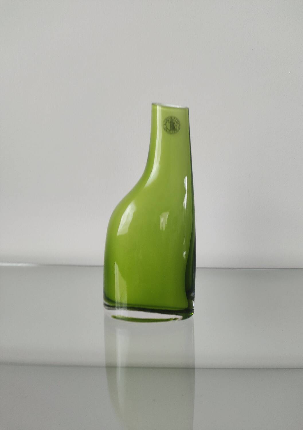 Handcrafted glass vase