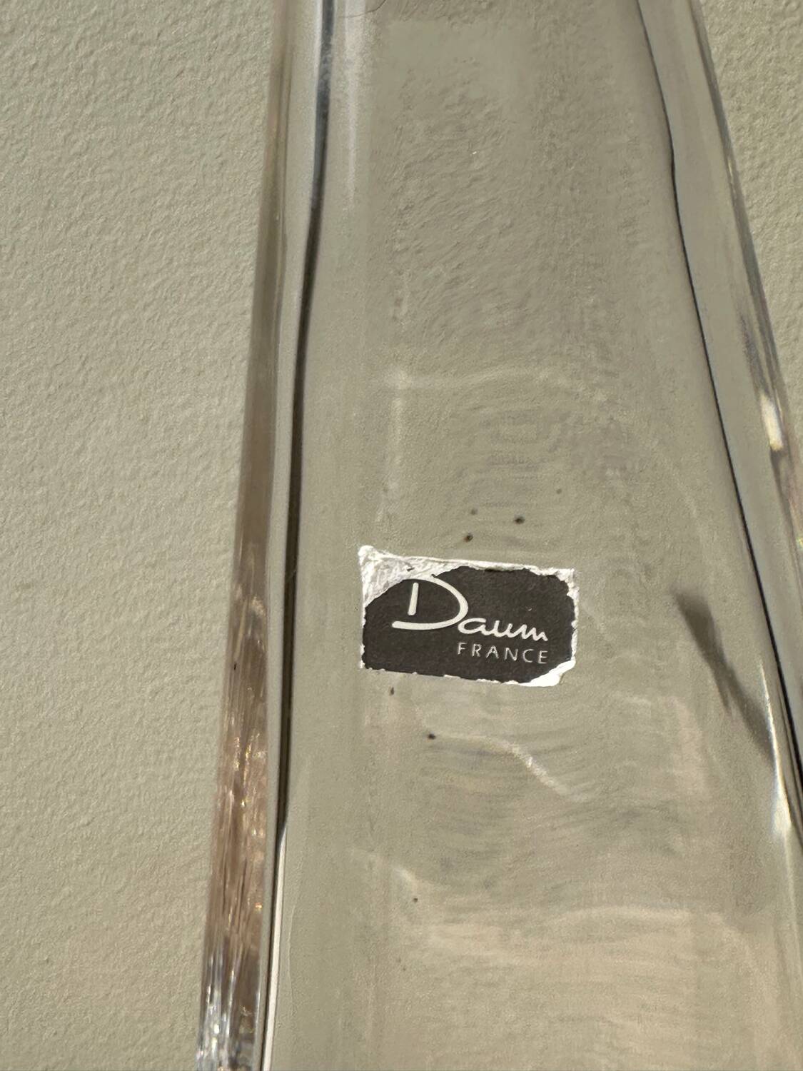 Daum France Crystal Pear Whiskey Decanter Numbered Hilton Mac Connico