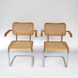 Pair of chairs Marcel Breuer B64 Cesca