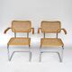 Paire de chaises Marcel Breuer B64 Cesca