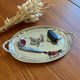 Silver metal tray early twentieth century