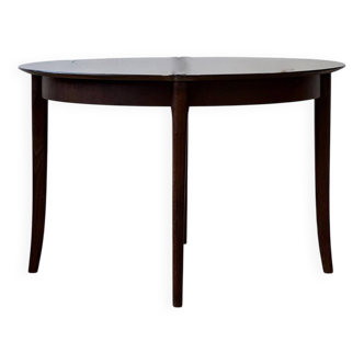 Round extendable table, Lübke, Germany 1960s, vintage
