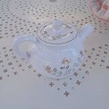 Artisanal glazed terracotta teapot