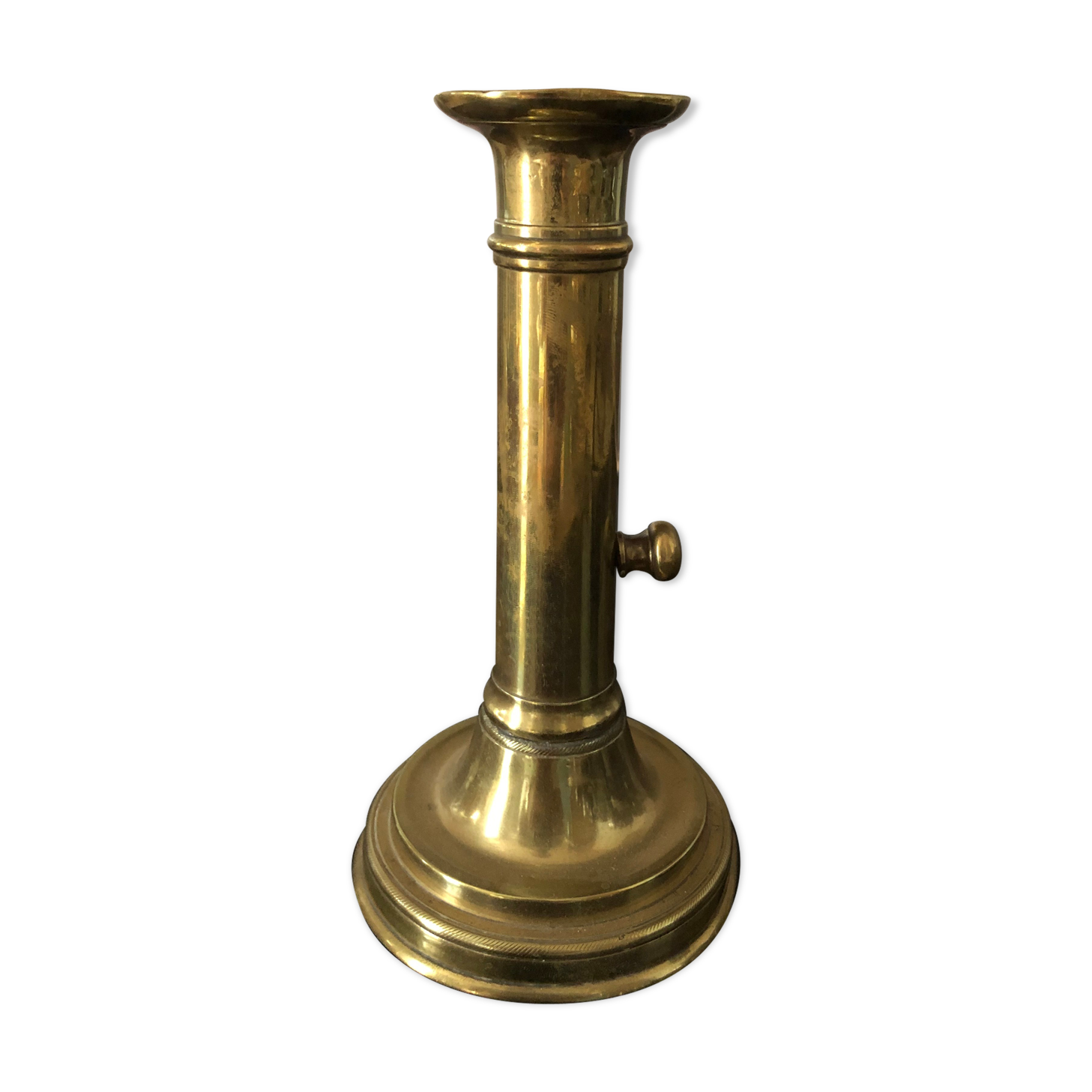 Adjustable brass candlestick