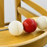 Vintage wooden doll high chair convertible into a walker