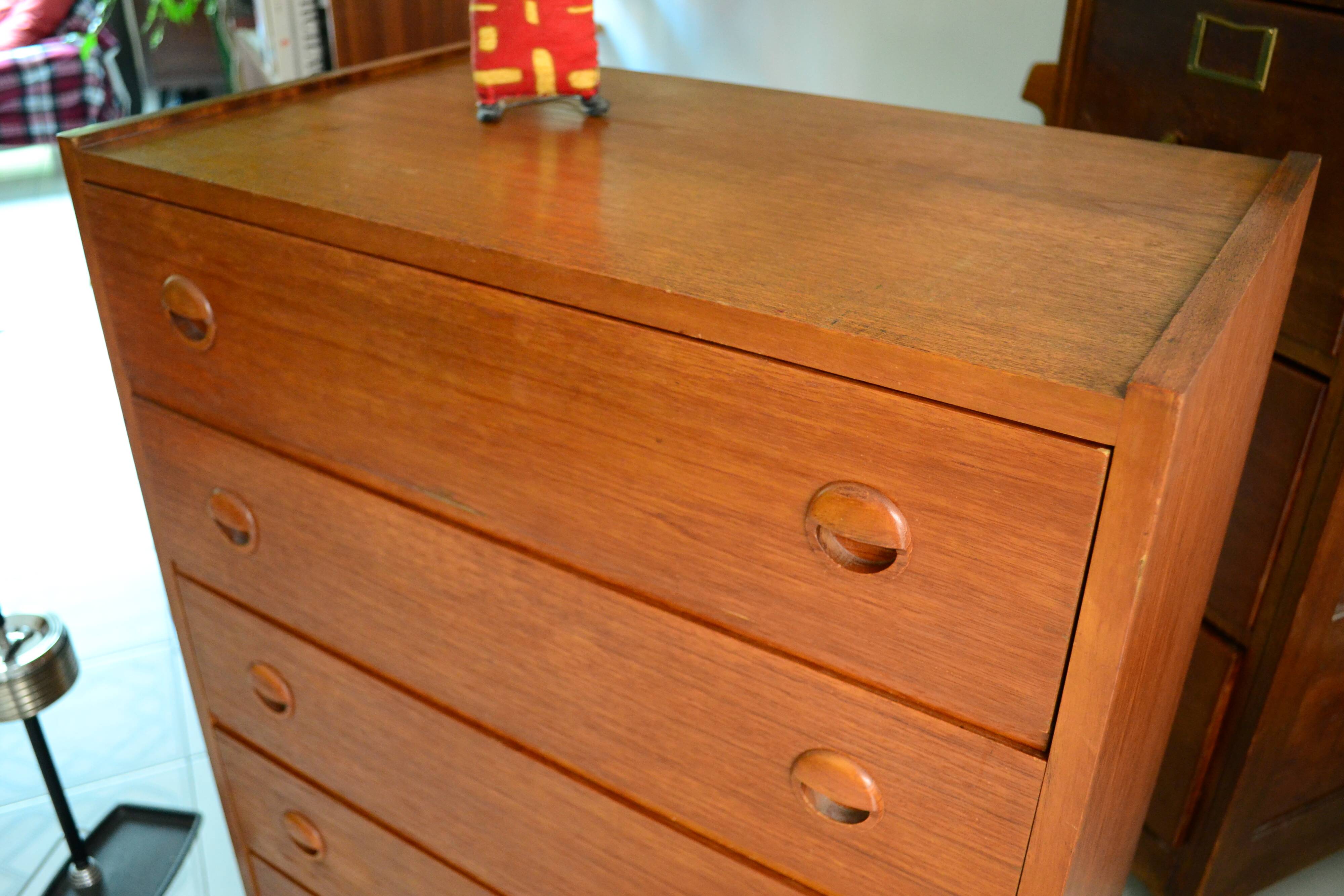 Scandinavian dresser teak rag picker 60s/70s