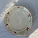 Set 10 flat plates and St Amand dish