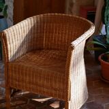 Rattan armchair