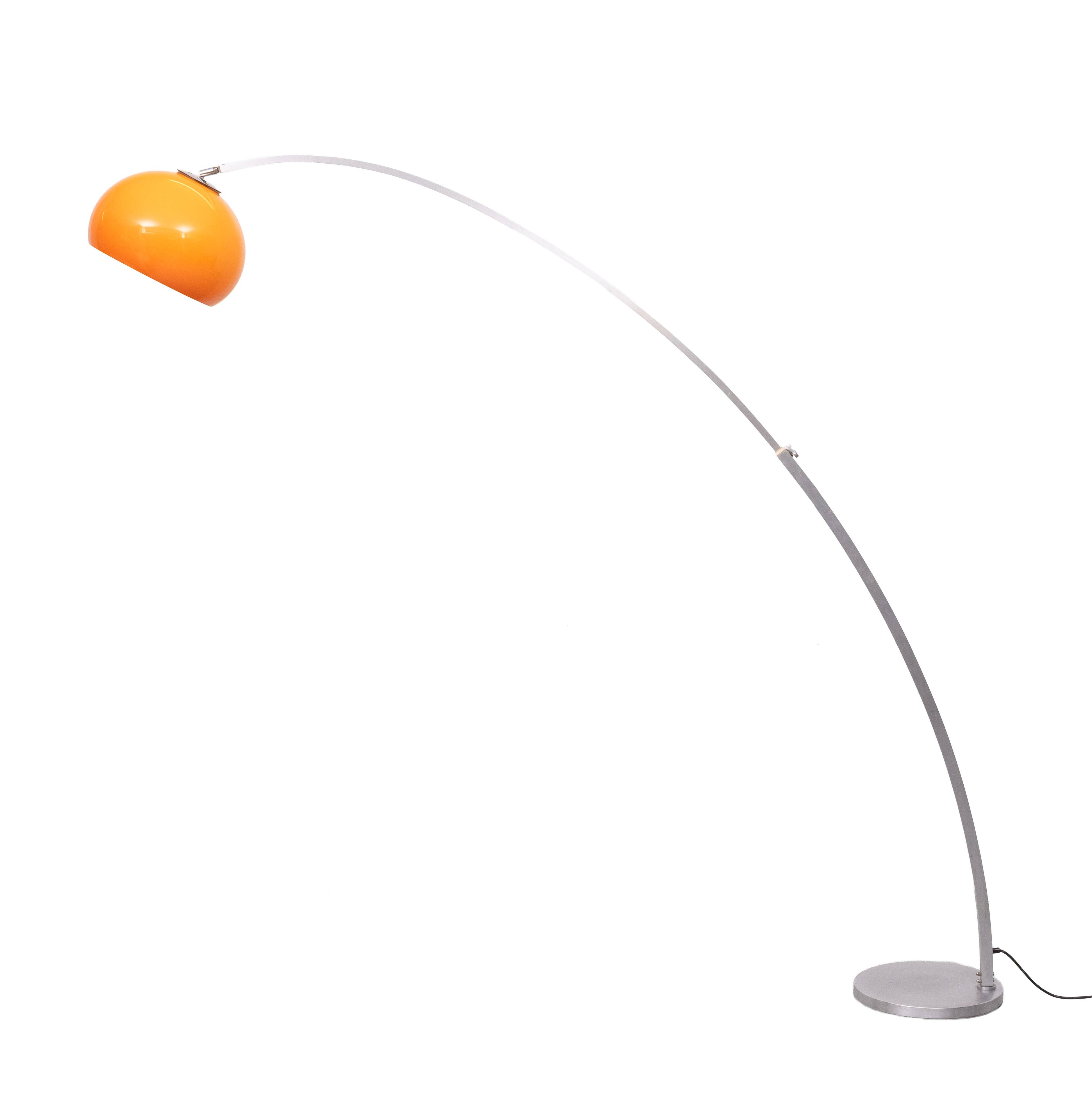 Adjustable Arc Floor Lamp by Gioffredo Reggiani, Italy