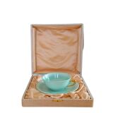 Limoges France Unique Cup & Saucer in original box