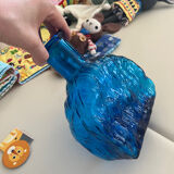 Brutalist-style bumpy decanter