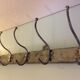 Coat rack with seven-headed metal industrial style / vintage 50-60s