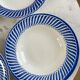 Set of 4 deep plates Sarreguemines Jacquot