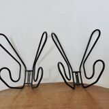Pair of 80s ikea coat hooks