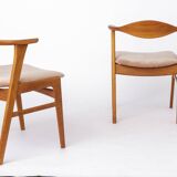 Set of 4 Erik Kirkegaard Chairs Model 49, Danish Mid Century 1960s Teak