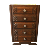 Art Deco rag chest of drawers