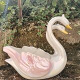 Couple swan pot cover