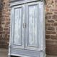 Armoire alsacienne Rustique fin 19 Eme sapin Peint