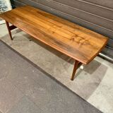 Large Scandinavian teak coffee table